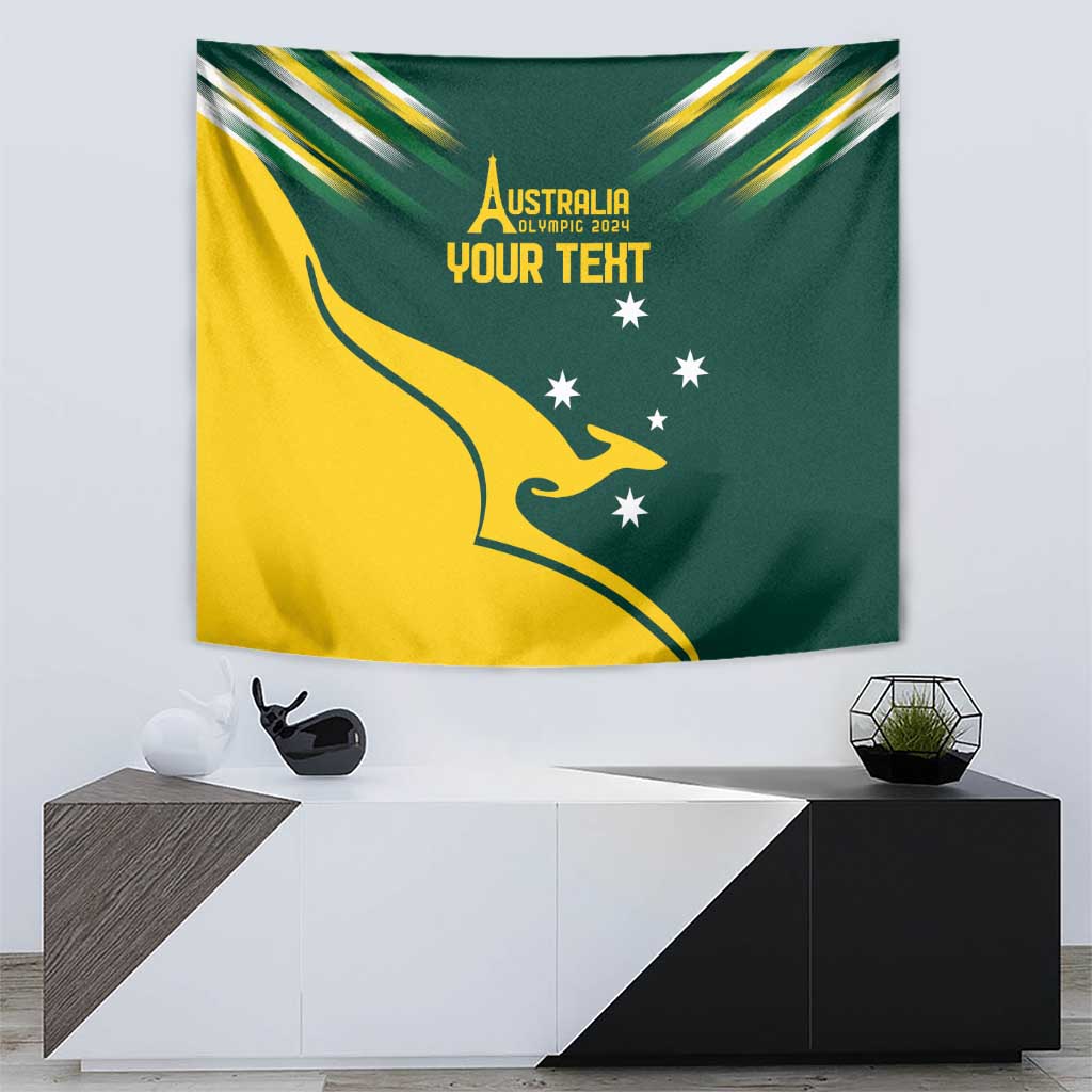 Personalised Australia Go Paris 2024 Tapestry National Color Ver2