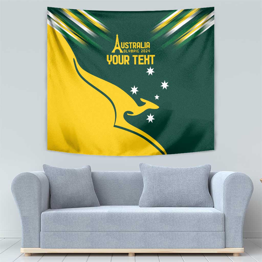Personalised Australia Go Paris 2024 Tapestry National Color Ver2