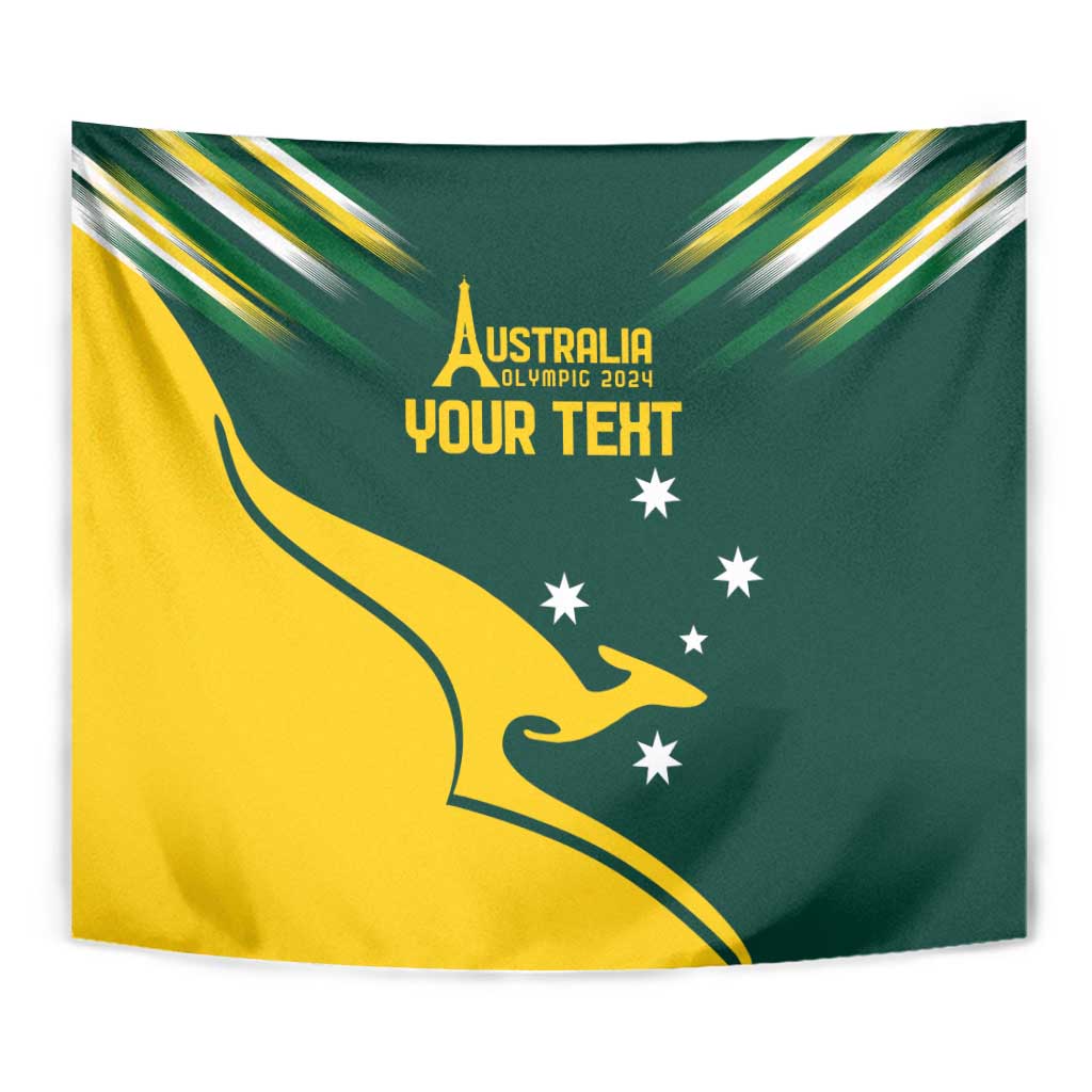 Personalised Australia Go Paris 2024 Tapestry National Color Ver2