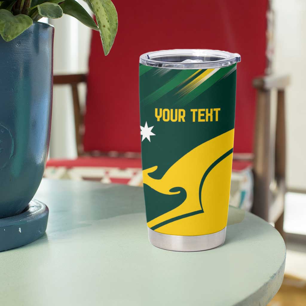Personalised Australia Go Paris 2024 Tumbler Cup National Color Ver2