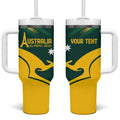 Personalised Australia Go Paris 2024 Tumbler With Handle National Color Ver2