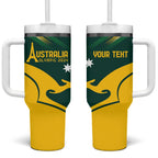 Personalised Australia Go Paris 2024 Tumbler With Handle National Color Ver2