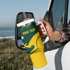 Personalised Australia Go Paris 2024 Tumbler With Handle National Color Ver2