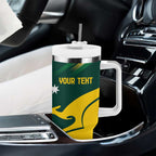 Personalised Australia Go Paris 2024 Tumbler With Handle National Color Ver2