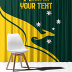 Personalised Australia Go Paris 2024 Window Curtain National Color Ver2
