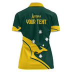 Personalised Australia Go Paris 2024 Women Polo Shirt National Color Ver2