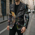 Australia New Zealand Personalised Blazer Maori Aboriginal Art Style - Aussie Hoodie
