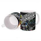Australia New Zealand Personalised Ceramic Mug Maori Aboriginal Art Style - Aussie Hoodie