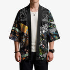 Australia New Zealand Personalised Kimono Maori Aboriginal Art Style - Aussie Hoodie