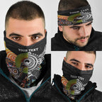 Australia New Zealand Personalised Neck Gaiter Maori Aboriginal Art Style LT9