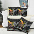 Australia New Zealand Personalised Pillow Cover Maori Aboriginal Art Style - Aussie Hoodie