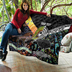 New Zealand and Australia Quilt Maori Mix Aboriginal Art Style