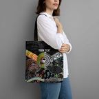 Australia New Zealand Personalised Tote Bag Maori Aboriginal Art Style - Aussie Hoodie