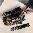 Australia New Zealand Personalised Umbrella Maori Aboriginal Art Style - Aussie Hoodie