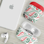 New Zealand Kowhaiwhai Christmas AirPods Case Traditional Maori Koru Pattern - Aussie Hoodie