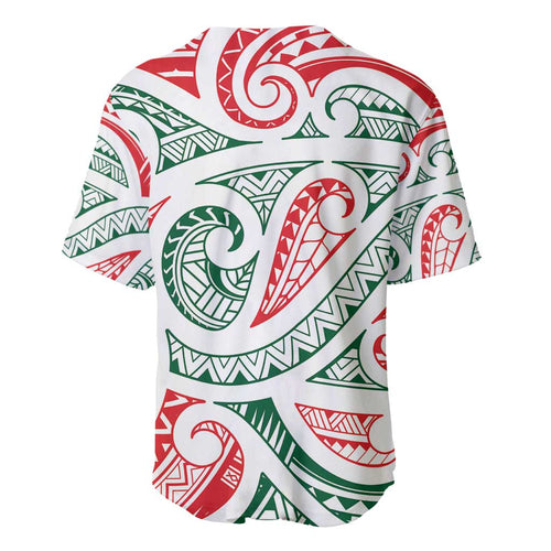 New Zealand Kowhaiwhai Christmas Baseball Jersey Traditional Maori Koru Pattern - Aussie Hoodie