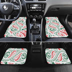 New Zealand Kowhaiwhai Christmas Car Mats Traditional Maori Koru Pattern - Aussie Hoodie