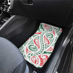 New Zealand Kowhaiwhai Christmas Car Mats Traditional Maori Koru Pattern - Aussie Hoodie