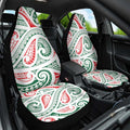 New Zealand Kowhaiwhai Christmas Car Seat Cover Traditional Maori Koru Pattern - Aussie Hoodie