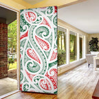 New Zealand Kowhaiwhai Christmas Door Cover Traditional Maori Koru Pattern - Aussie Hoodie