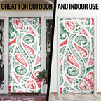 New Zealand Kowhaiwhai Christmas Door Cover Traditional Maori Koru Pattern - Aussie Hoodie