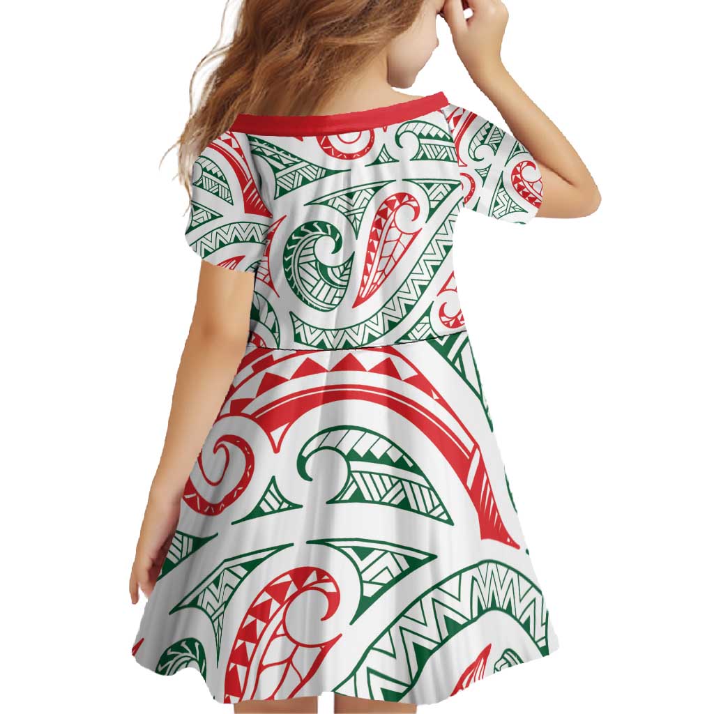 New Zealand Kowhaiwhai Christmas Family Matching Off Shoulder Maxi Dress and Hawaiian Shirt Traditional Maori Koru Pattern - Aussie Hoodie