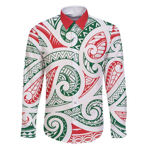 New Zealand Kowhaiwhai Christmas Family Matching Off Shoulder Short Dress and Hawaiian Shirt Traditional Maori Koru Pattern - Aussie Hoodie