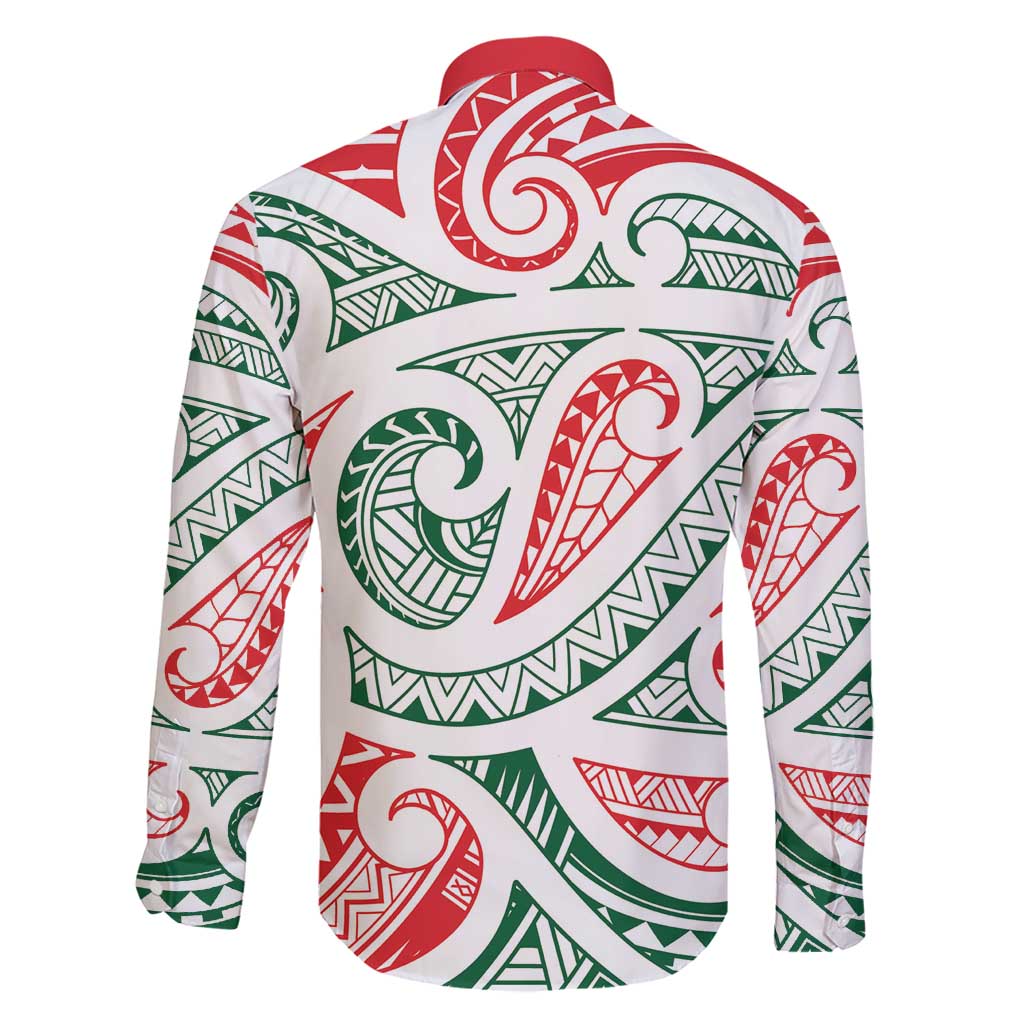New Zealand Kowhaiwhai Christmas Family Matching Short Sleeve Bodycon Dress and Hawaiian Shirt Traditional Maori Koru Pattern - Aussie Hoodie