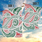 New Zealand Kowhaiwhai Christmas Garden Flag Traditional Maori Koru Pattern - Aussie Hoodie
