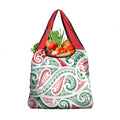 New Zealand Kowhaiwhai Christmas Grocery Bag Traditional Maori Koru Pattern - Aussie Hoodie