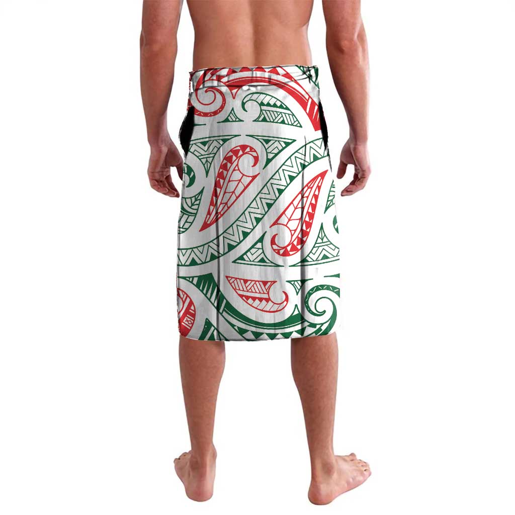 New Zealand Kowhaiwhai Christmas Lavalava Traditional Maori Koru Pattern - Aussie Hoodie