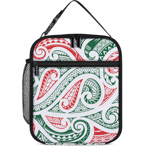 New Zealand Kowhaiwhai Christmas Lunch Bag Traditional Maori Koru Pattern