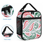 New Zealand Kowhaiwhai Christmas Lunch Bag Traditional Maori Koru Pattern