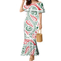 New Zealand Kowhaiwhai Christmas Mermaid Dress Traditional Maori Koru Pattern - Aussie Hoodie