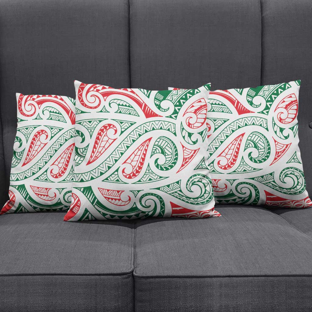 New Zealand Kowhaiwhai Christmas Pillow Cover Traditional Maori Koru Pattern - Aussie Hoodie