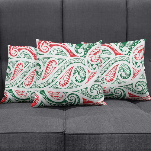 New Zealand Kowhaiwhai Christmas Pillow Cover Traditional Maori Koru Pattern - Aussie Hoodie