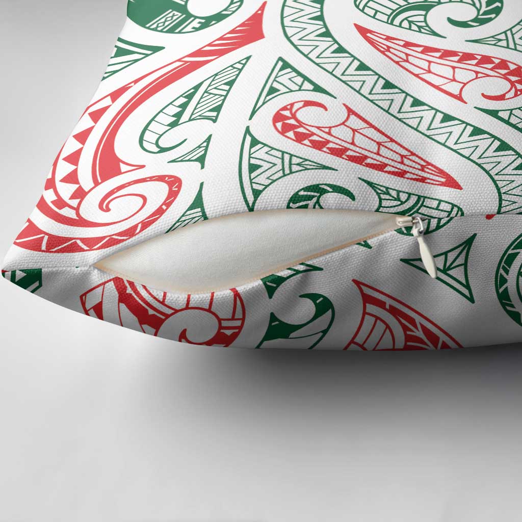New Zealand Kowhaiwhai Christmas Pillow Cover Traditional Maori Koru Pattern - Aussie Hoodie