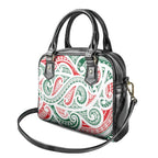 New Zealand Kowhaiwhai Christmas Shoulder Handbag Traditional Maori Koru Pattern - Aussie Hoodie