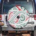 New Zealand Kowhaiwhai Christmas Spare Tire Cover Traditional Maori Koru Pattern - Aussie Hoodie