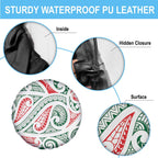 New Zealand Kowhaiwhai Christmas Spare Tire Cover Traditional Maori Koru Pattern - Aussie Hoodie