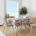 New Zealand Kowhaiwhai Christmas Tablecloth Traditional Maori Koru Pattern - Aussie Hoodie