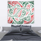 New Zealand Kowhaiwhai Christmas Tapestry Traditional Maori Koru Pattern - Aussie Hoodie