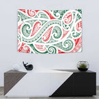 New Zealand Kowhaiwhai Christmas Tapestry Traditional Maori Koru Pattern - Aussie Hoodie