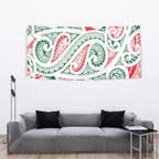 New Zealand Kowhaiwhai Christmas Tapestry Traditional Maori Koru Pattern - Aussie Hoodie