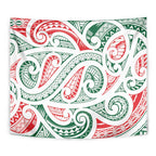New Zealand Kowhaiwhai Christmas Tapestry Traditional Maori Koru Pattern - Aussie Hoodie