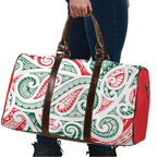New Zealand Kowhaiwhai Christmas Travel Bag Traditional Maori Koru Pattern - Aussie Hoodie