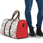 New Zealand Kowhaiwhai Christmas Travel Bag Traditional Maori Koru Pattern - Aussie Hoodie