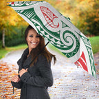 New Zealand Kowhaiwhai Christmas Umbrella Traditional Maori Koru Pattern - Aussie Hoodie