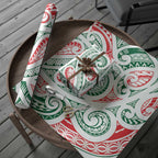 New Zealand Kowhaiwhai Christmas Wrapping Paper Traditional Maori Koru Pattern - Aussie Hoodie