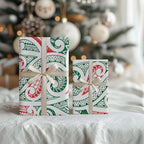 New Zealand Kowhaiwhai Christmas Wrapping Paper Traditional Maori Koru Pattern - Aussie Hoodie
